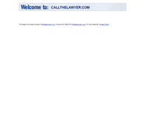 Tablet Screenshot of callthelawyer.com